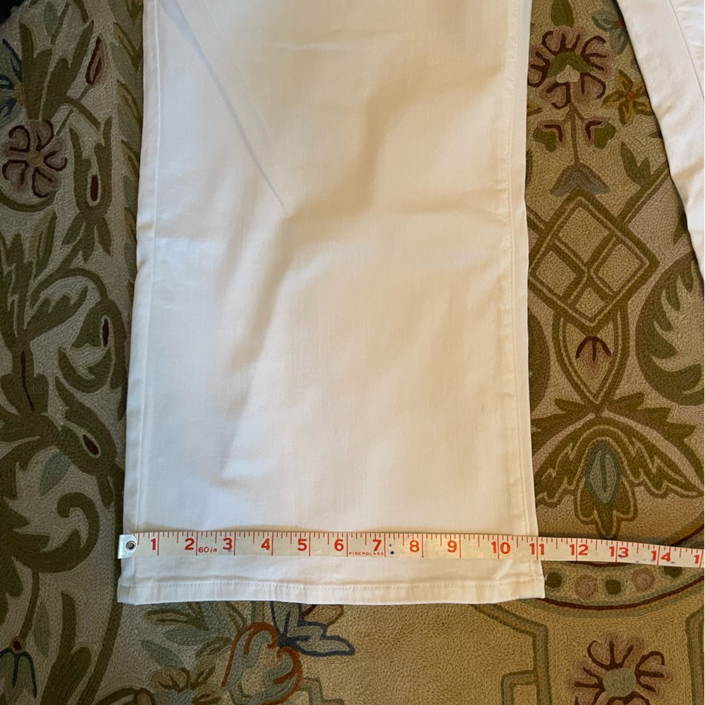 NYDJ White Wide Leg Cropped Jeans, 3X - Picture 9 of 9